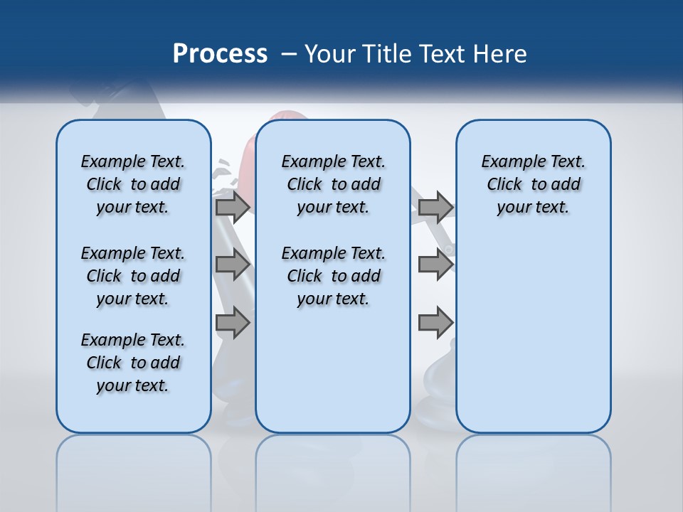A Chess Piece With A Red Heart On Top Of It PowerPoint Template