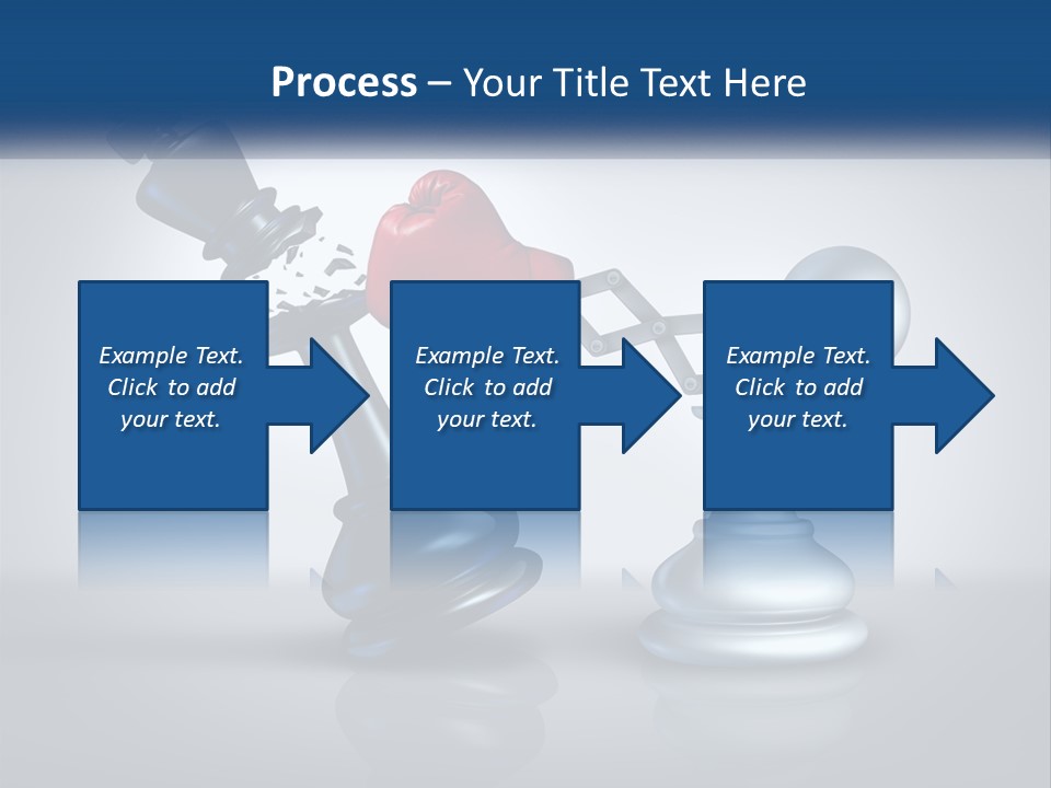 A Chess Piece With A Red Heart On Top Of It PowerPoint Template