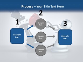 A Chess Piece With A Red Heart On Top Of It PowerPoint Template