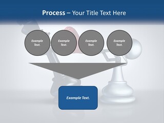 A Chess Piece With A Red Heart On Top Of It PowerPoint Template