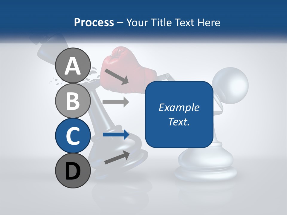 A Chess Piece With A Red Heart On Top Of It PowerPoint Template