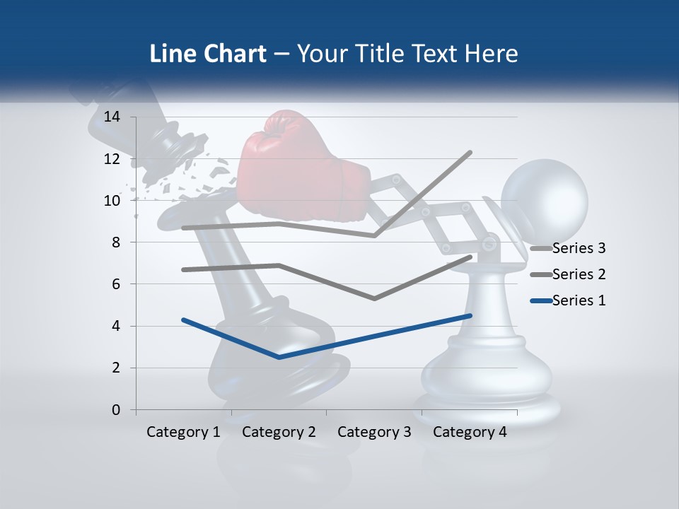 A Chess Piece With A Red Heart On Top Of It PowerPoint Template