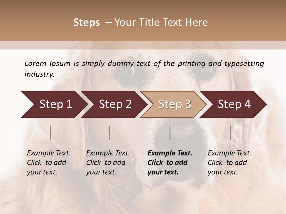 A Dog With A Hat On It's Head PowerPoint Template