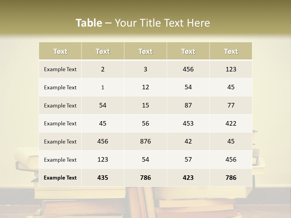 A Bunch Of Books Sitting On Top Of A Suitcase PowerPoint Template