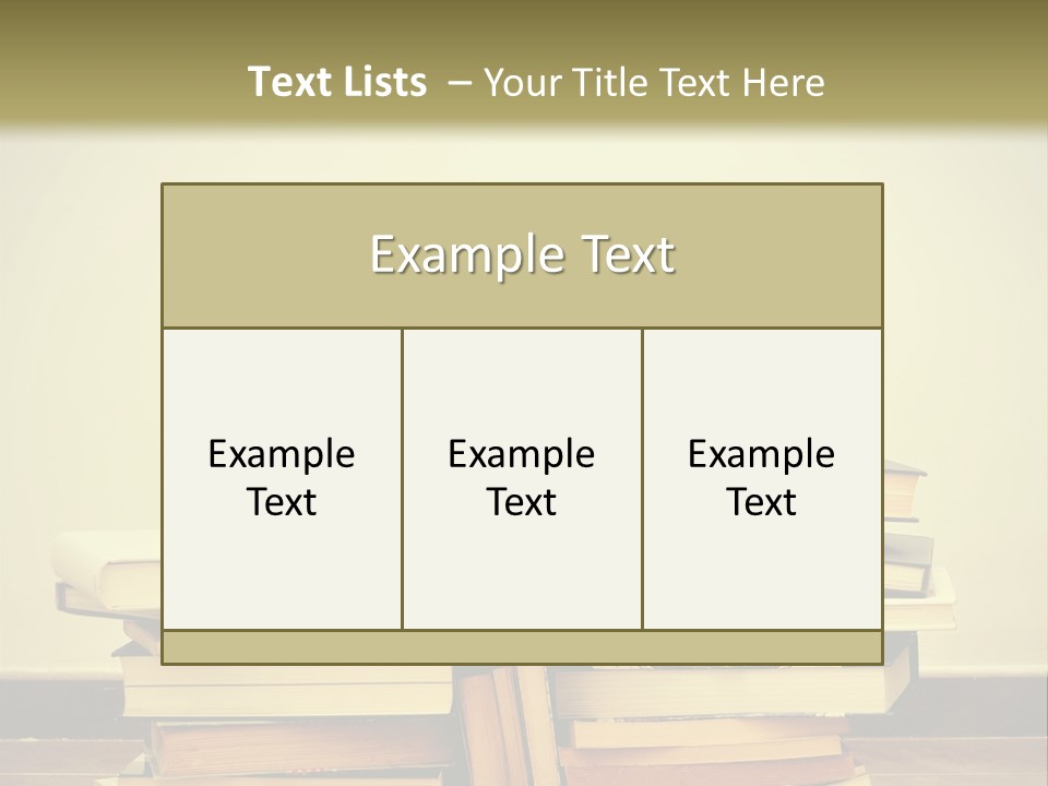 A Bunch Of Books Sitting On Top Of A Suitcase PowerPoint Template