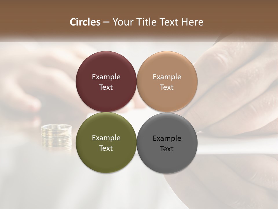 A Person Writing On A Piece Of Paper With A Pen PowerPoint Template