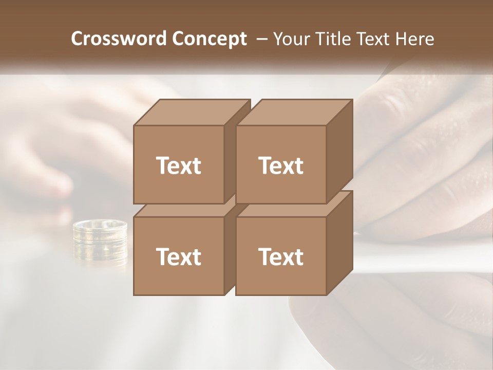 A Person Writing On A Piece Of Paper With A Pen PowerPoint Template