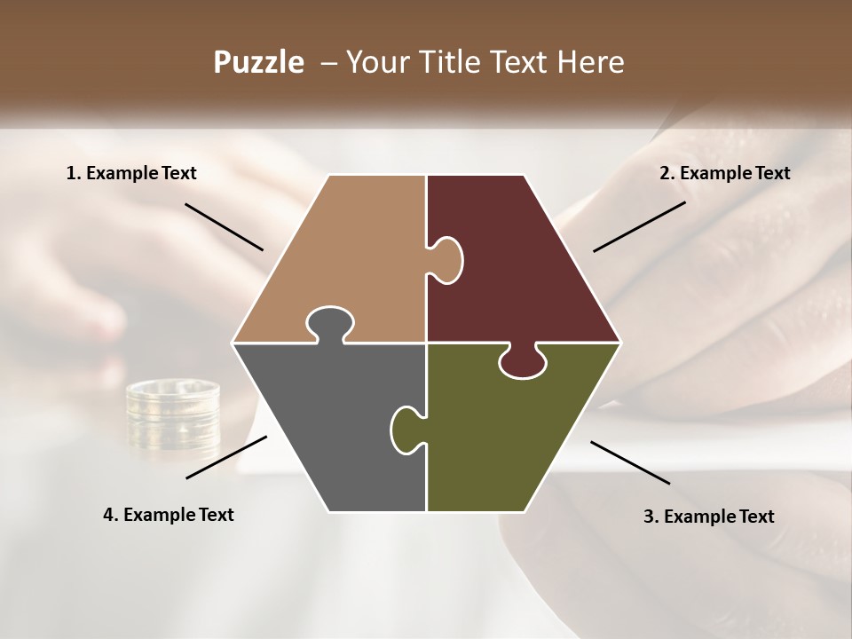 A Person Writing On A Piece Of Paper With A Pen PowerPoint Template