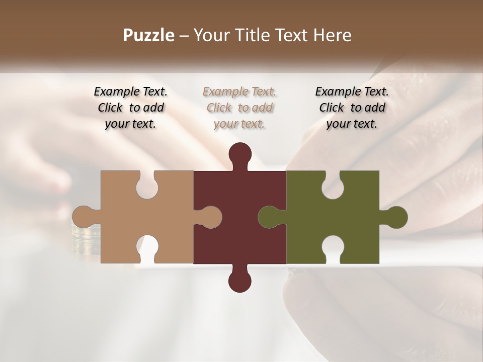 A Person Writing On A Piece Of Paper With A Pen PowerPoint Template