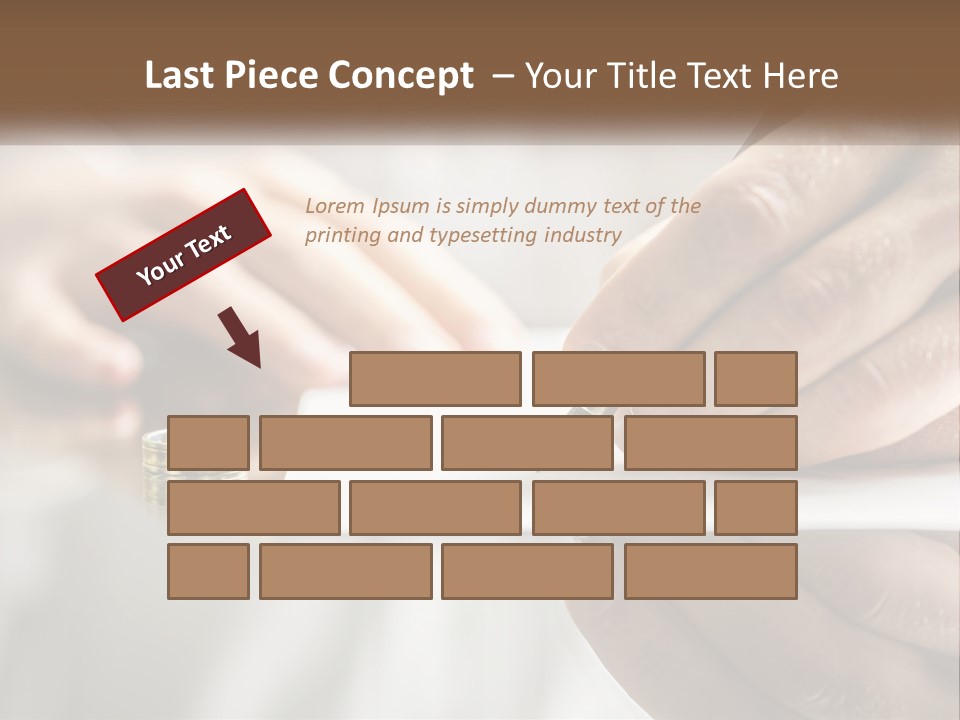 A Person Writing On A Piece Of Paper With A Pen PowerPoint Template