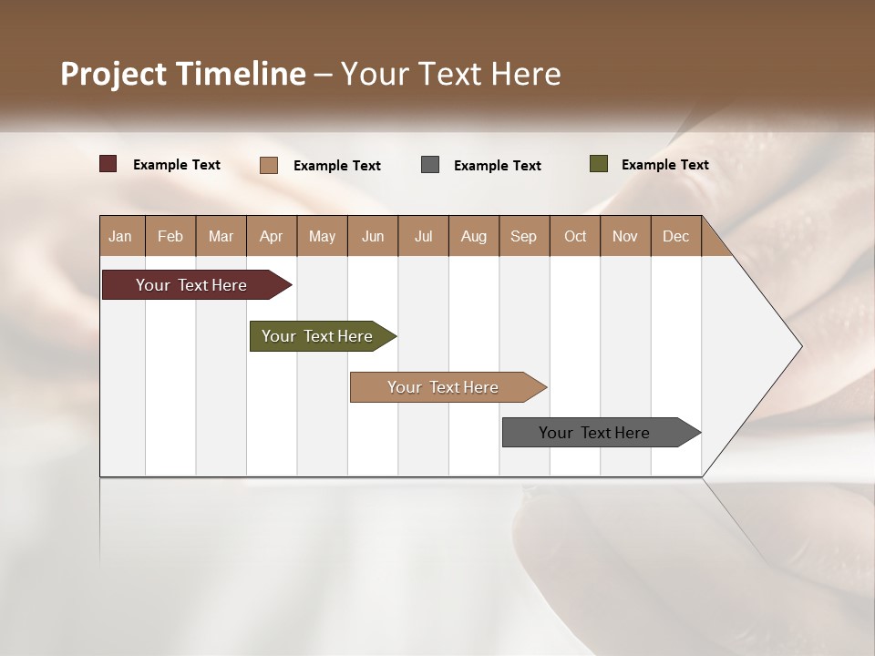 A Person Writing On A Piece Of Paper With A Pen PowerPoint Template