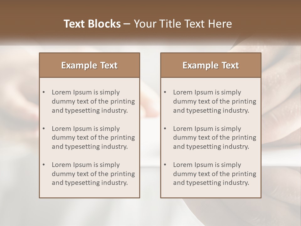 A Person Writing On A Piece Of Paper With A Pen PowerPoint Template