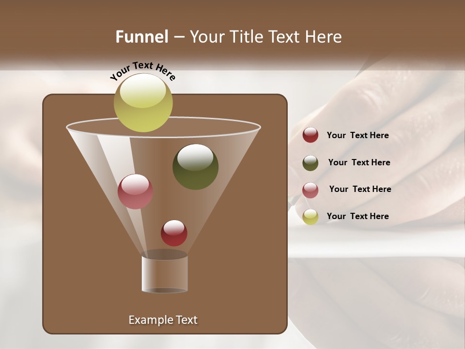 A Person Writing On A Piece Of Paper With A Pen PowerPoint Template