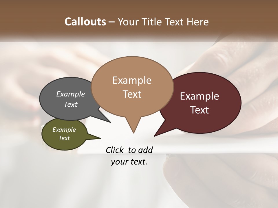 A Person Writing On A Piece Of Paper With A Pen PowerPoint Template