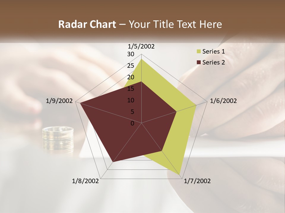 A Person Writing On A Piece Of Paper With A Pen PowerPoint Template