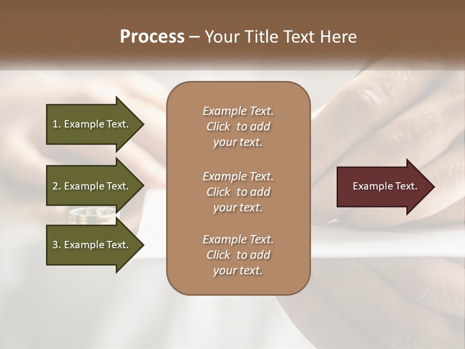 A Person Writing On A Piece Of Paper With A Pen PowerPoint Template