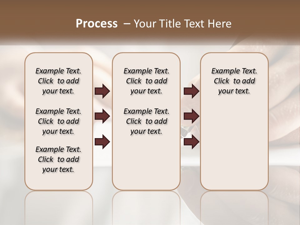 A Person Writing On A Piece Of Paper With A Pen PowerPoint Template