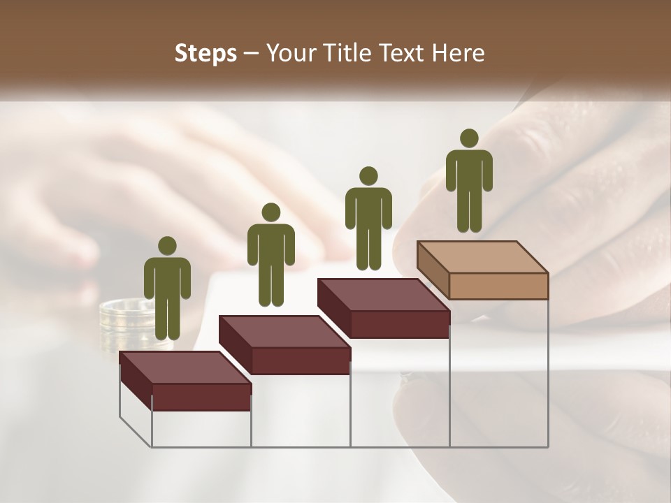 A Person Writing On A Piece Of Paper With A Pen PowerPoint Template