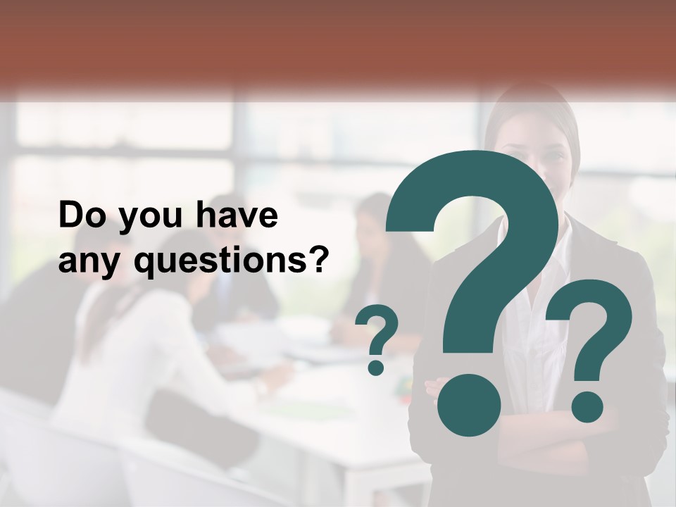 A Woman Standing In Front Of A Group Of People PowerPoint Template