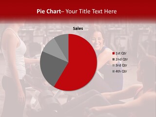 A Group Of Women Working Out In A Gym PowerPoint Template
