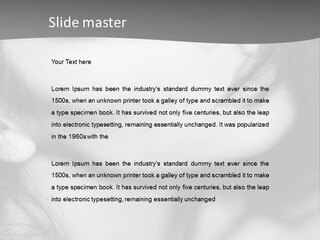 A Woman With Long Hair And Black Makeup PowerPoint Template