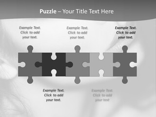 A Woman With Long Hair And Black Makeup PowerPoint Template