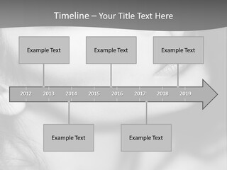 A Woman With Long Hair And Black Makeup PowerPoint Template