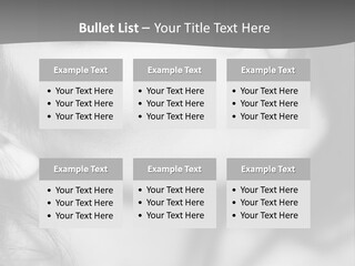 A Woman With Long Hair And Black Makeup PowerPoint Template