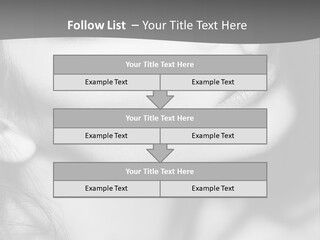 A Woman With Long Hair And Black Makeup PowerPoint Template