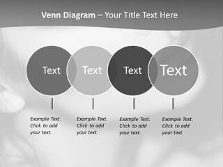 A Woman With Long Hair And Black Makeup PowerPoint Template