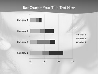 A Woman With Long Hair And Black Makeup PowerPoint Template