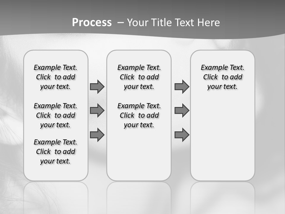 A Woman With Long Hair And Black Makeup PowerPoint Template