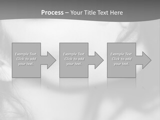 A Woman With Long Hair And Black Makeup PowerPoint Template