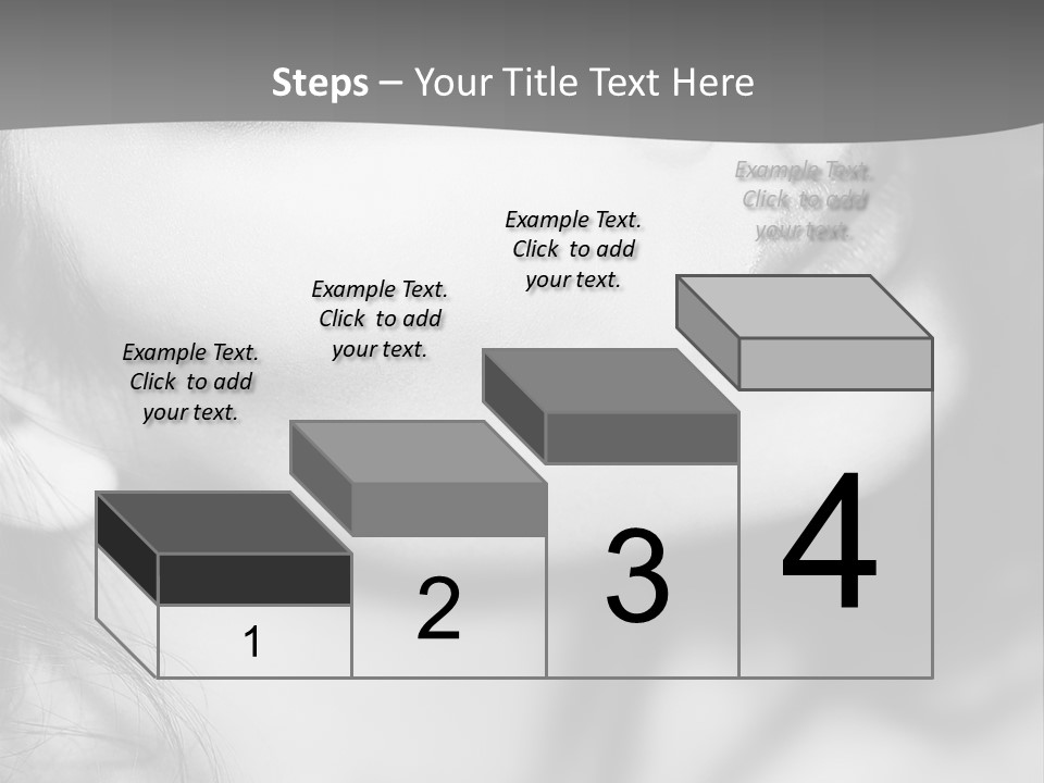 A Woman With Long Hair And Black Makeup PowerPoint Template