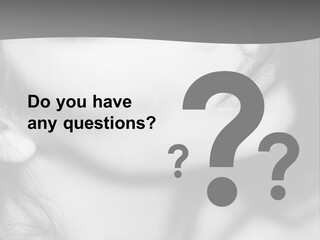 A Woman With Long Hair And Black Makeup PowerPoint Template