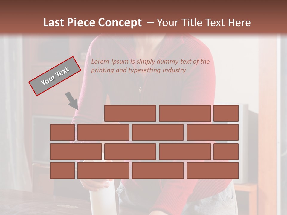 A Woman Is Cleaning A Table With A Rag PowerPoint Template