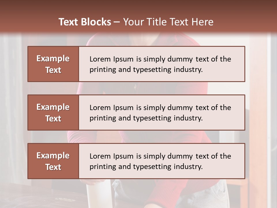 A Woman Is Cleaning A Table With A Rag PowerPoint Template