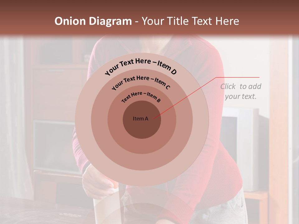 A Woman Is Cleaning A Table With A Rag PowerPoint Template