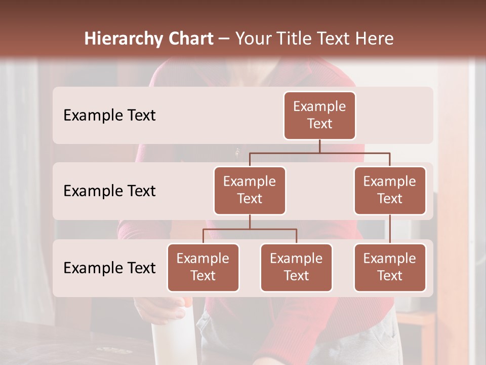 A Woman Is Cleaning A Table With A Rag PowerPoint Template