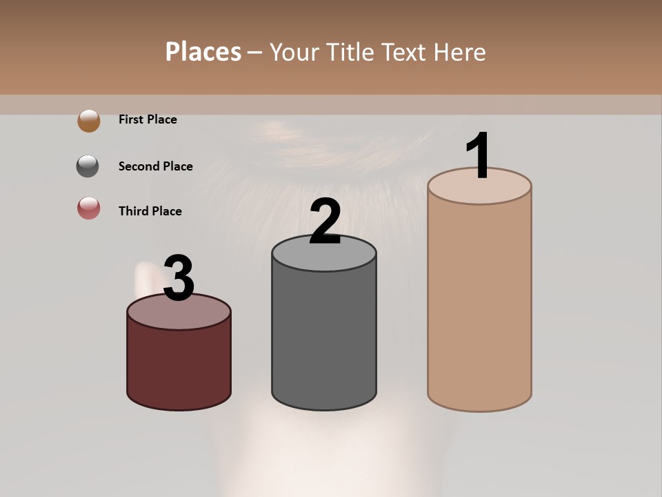 A Woman With Her Hair In A Bun Powerpoint Presentation PowerPoint Template