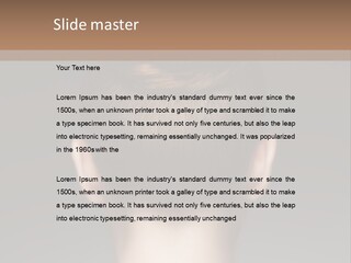 A Woman With Her Hair In A Bun Powerpoint Presentation PowerPoint Template