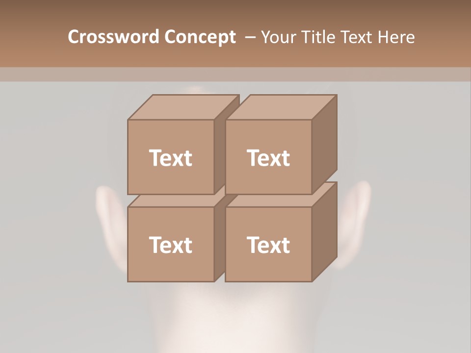 A Woman With Her Hair In A Bun Powerpoint Presentation PowerPoint Template