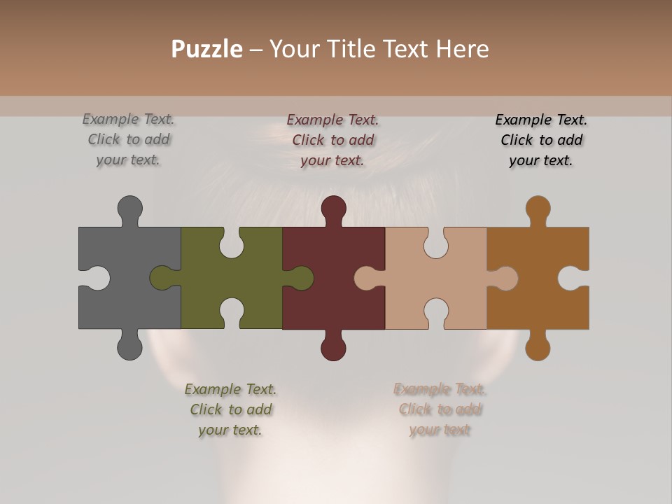 A Woman With Her Hair In A Bun Powerpoint Presentation PowerPoint Template