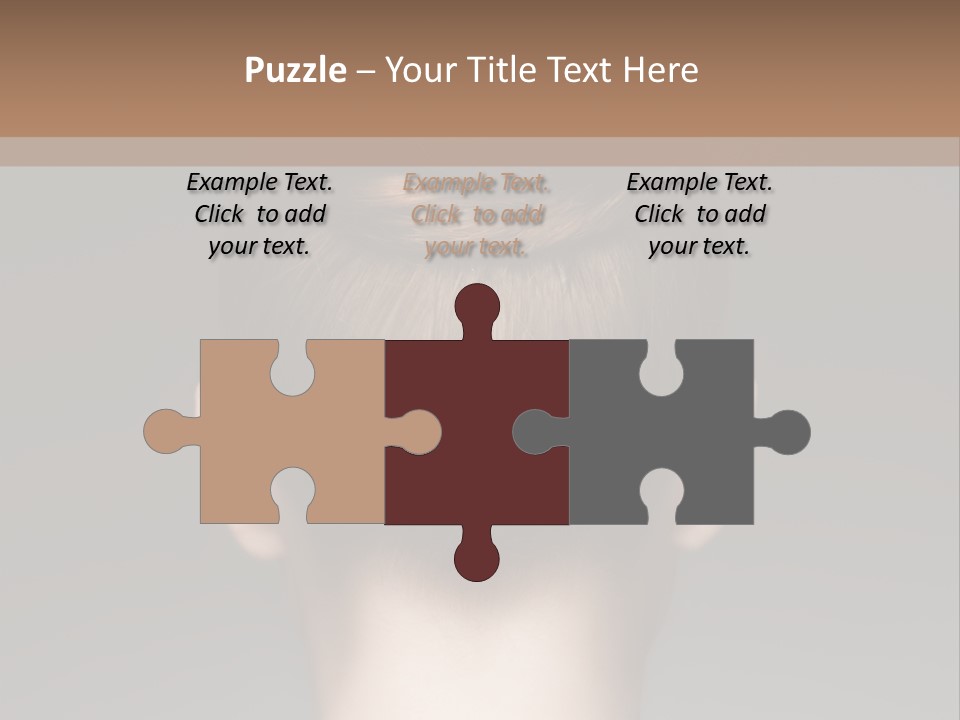 A Woman With Her Hair In A Bun Powerpoint Presentation PowerPoint Template