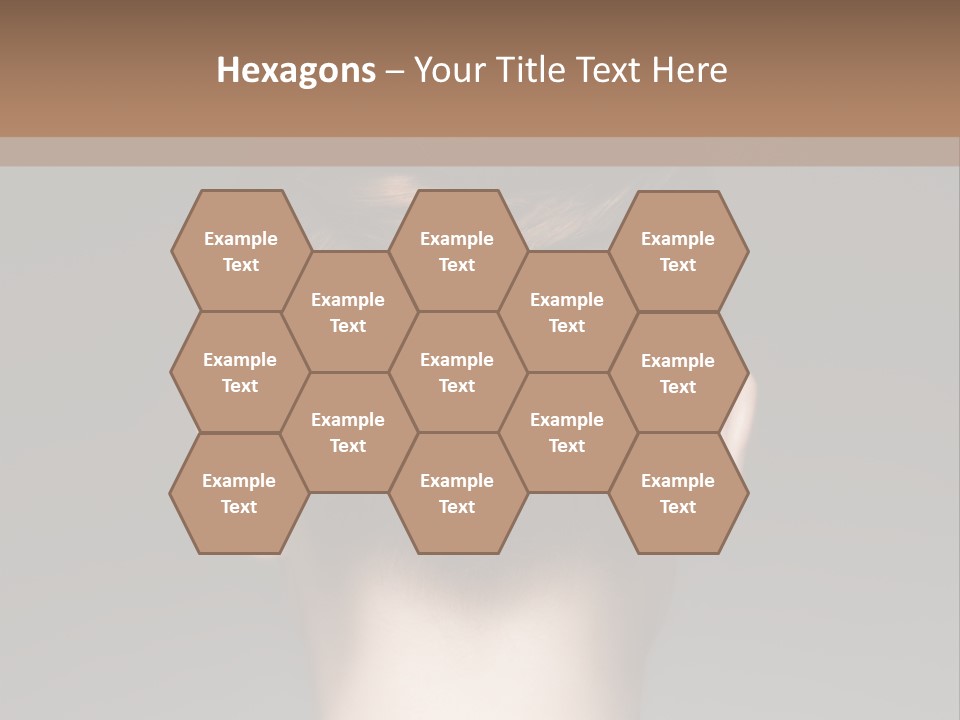 A Woman With Her Hair In A Bun Powerpoint Presentation PowerPoint Template