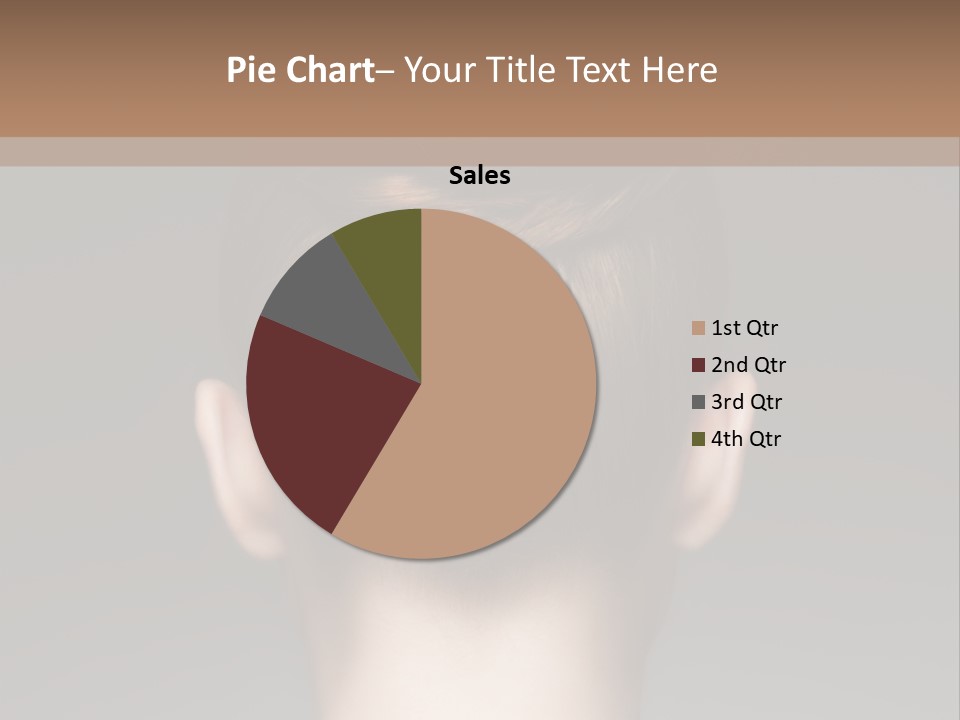 A Woman With Her Hair In A Bun Powerpoint Presentation PowerPoint Template