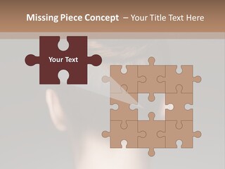 A Woman With Her Hair In A Bun Powerpoint Presentation PowerPoint Template