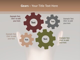 A Woman With Her Hair In A Bun Powerpoint Presentation PowerPoint Template