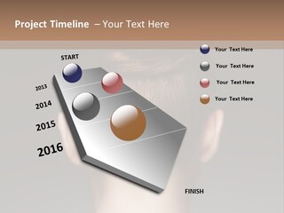 A Woman With Her Hair In A Bun Powerpoint Presentation PowerPoint Template