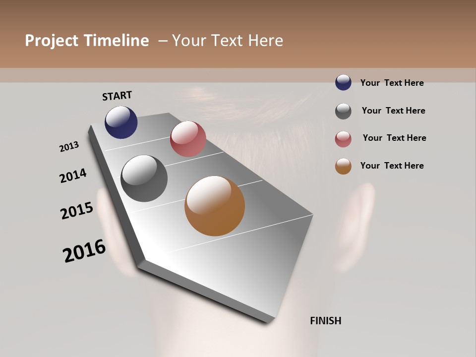 A Woman With Her Hair In A Bun Powerpoint Presentation PowerPoint Template